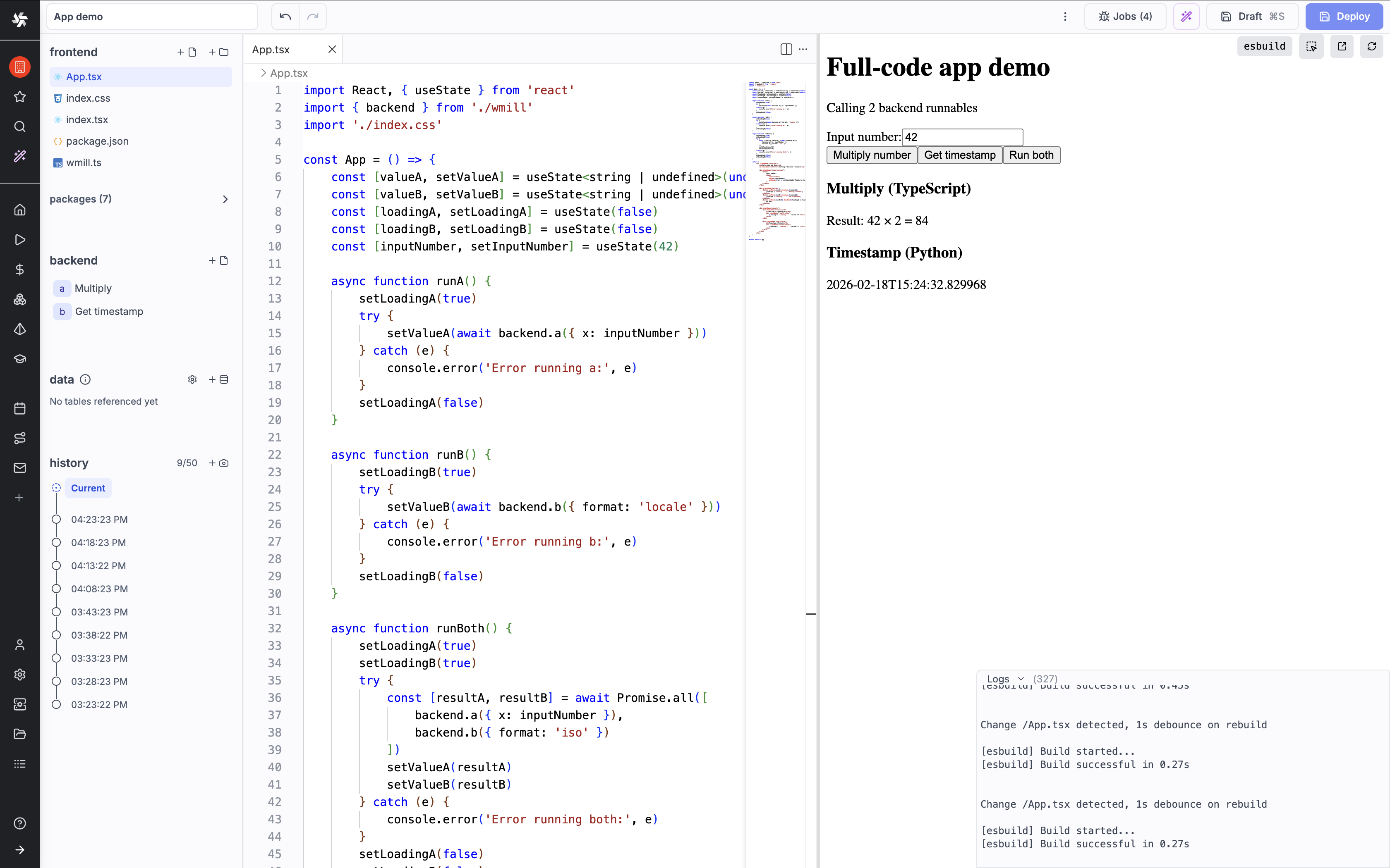 Updated App.tsx Updated App.tsx